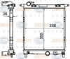 HELLA 8MK 376 735-021 Radiator, engine cooling